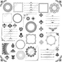 Ornamental Elegance: Intricate Set