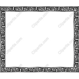 Greek Key Pattern Border