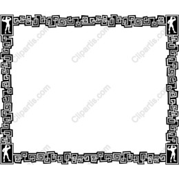 Elegant Black-and-White Border