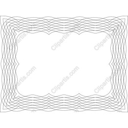Sophisticated Wavy Frame