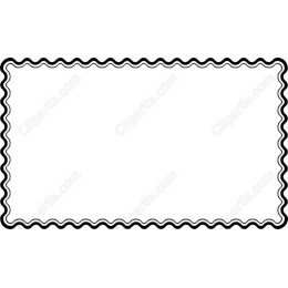 Charming Wavy Border Frame