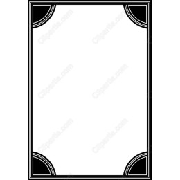 Vintage Frame in Black and White