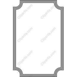 Sophisticated Line-Drawing Border Frame