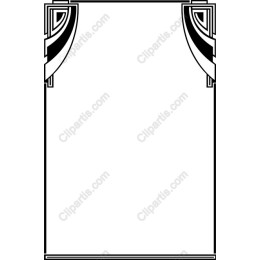 Elegant Art Deco Frame