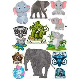 Elephant & Mammoth Set