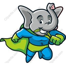 Elephant Superhero