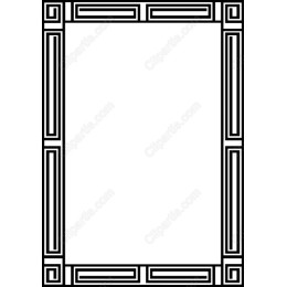 Elegant Black and White Decorative Frame