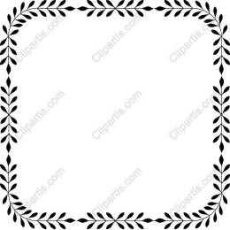 Elegant Leaf Border