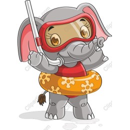 Snorkeling Elephant