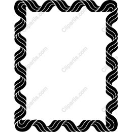 Elegant Wave Frame