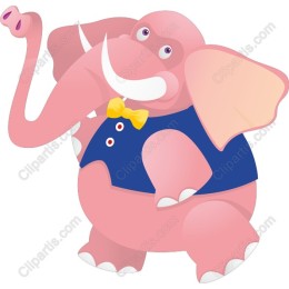 Delightful Pink Elephant
