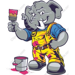 Fun Elephant Painter