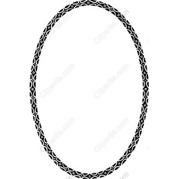 Ornate Oval Frame