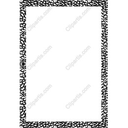 Textured Black and White Border for Creative Projects
