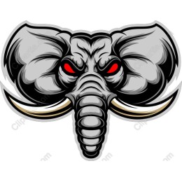 Fierce Elephant Head