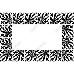 Elegant Floral Border