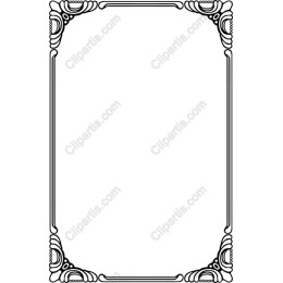 Art Nouveau-Inspired Decorative Frame