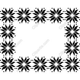 Elegant Floral Frame