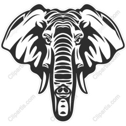 Majestic Elephant Head