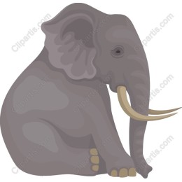 Seated Elephant