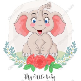 Adorable Baby Elephant