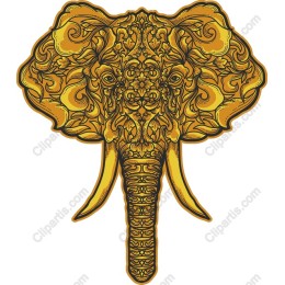 Golden Elephant Veil