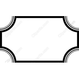 Elegant Black and White Frame