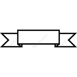 Blank Ribbon Banner