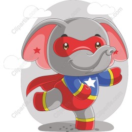 Superhero Elephant
