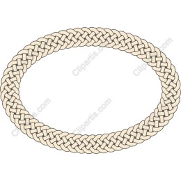 Woven Oval Frame