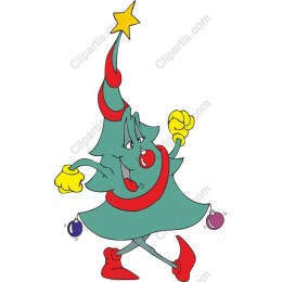 Whimsical Dancing Christmas Tree