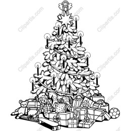 Festive Christmas Tree with Gifts