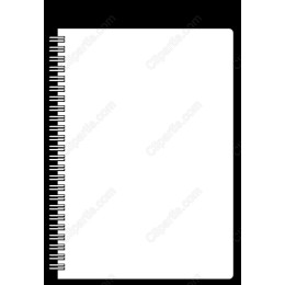 Blank Spiral-Bound Notebook