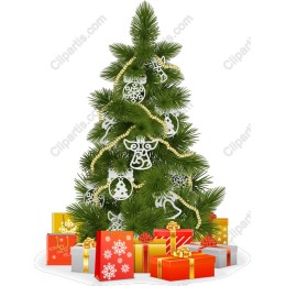Charming Christmas Tree with Gifts