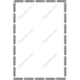 Elegant Wheat Frame