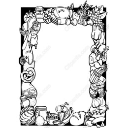 Food-Themed Decorative Frame