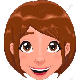 Cartoon Girl Face