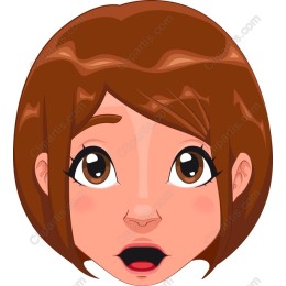 Surprised Cartoon Girl