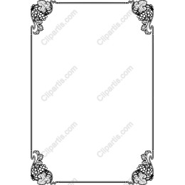 Vintage Grape Vine Border