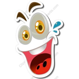 Cheerful Cartoon Face