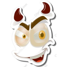 Mischievous Cartoon Devil