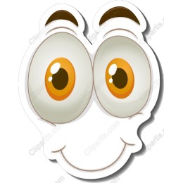 Playful Cartoon Face