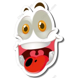 Joyful Cartoon Face