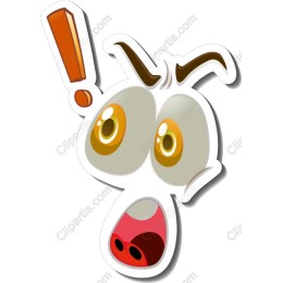 Surprised Cartoon Cow