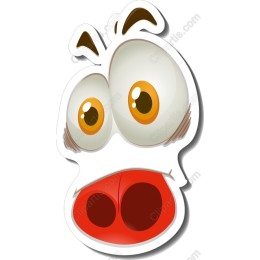 Playful Cartoon Face