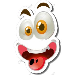 Cheerful Cartoon Character