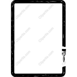 Elegant Paintbrush Frame