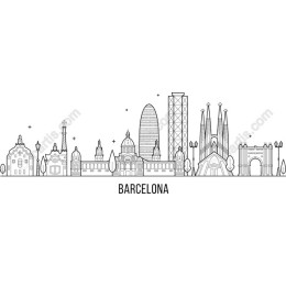 Barcelona Skyline