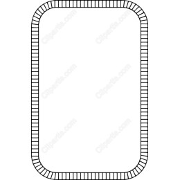 Elegant Rectangular Brick Frame