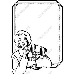 Chic Gift-Giving Woman